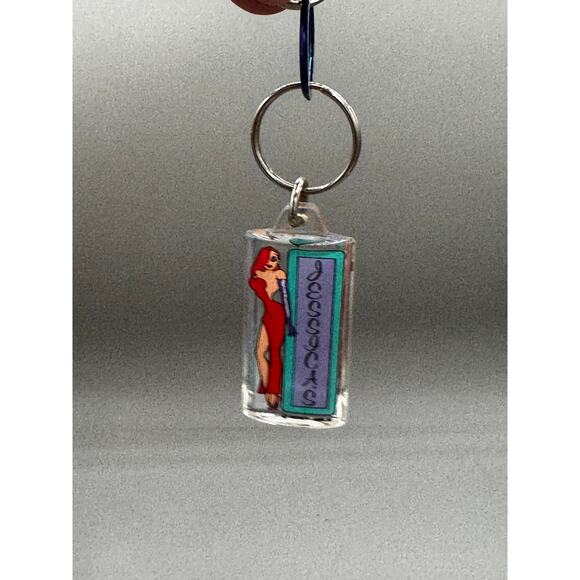 Disney JESSICA RABBIT Vintage Keychain - Picture 1 of 4